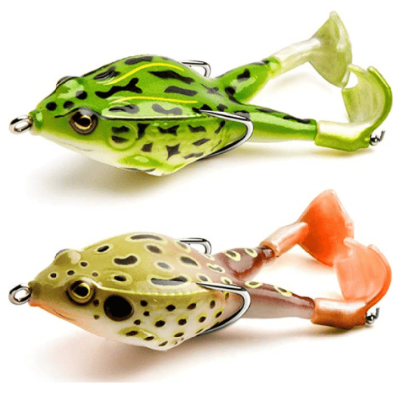 Double Propeller Frog Soft Bait