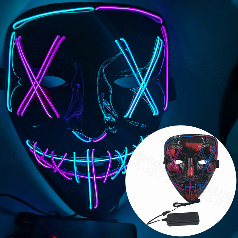 Z_EL Halloween Colorful Mask Dance Equipment