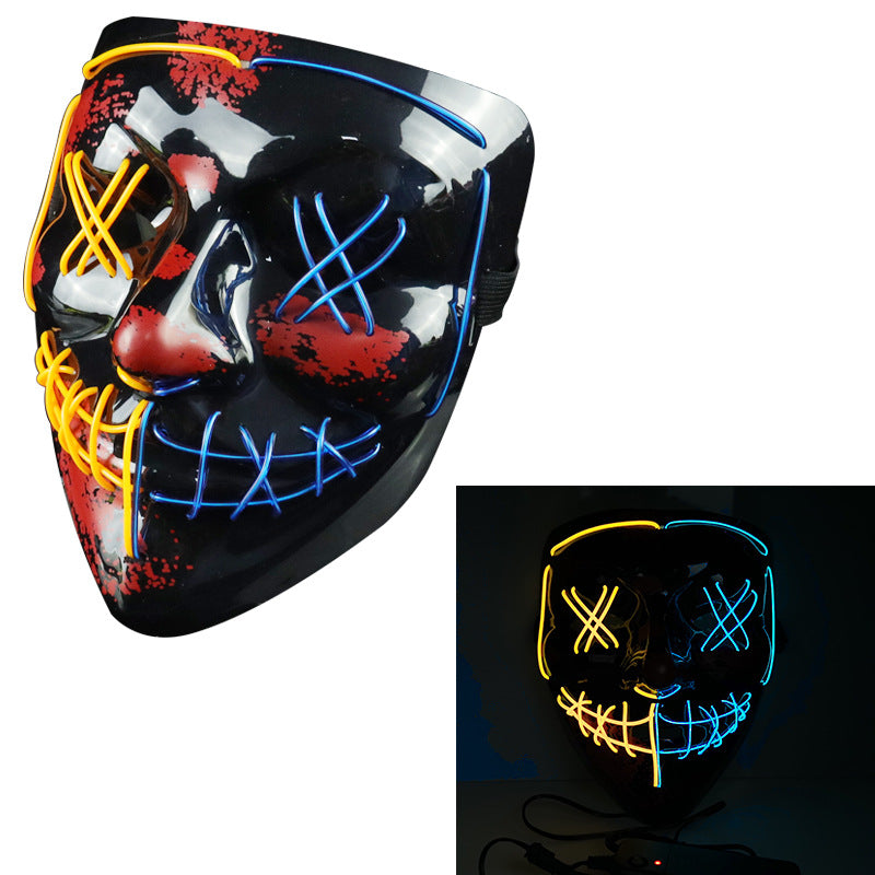 Z_EL Halloween Colorful Mask Dance Equipment