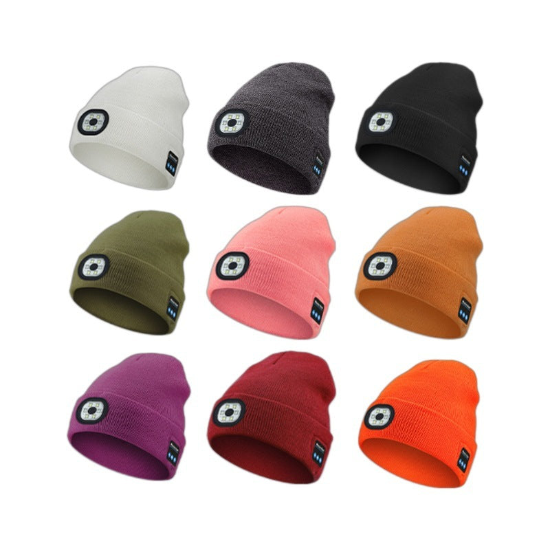 LED Rechargeable Knit Hat