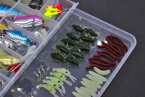 Fishing Gear Sequined Soft Bait Set