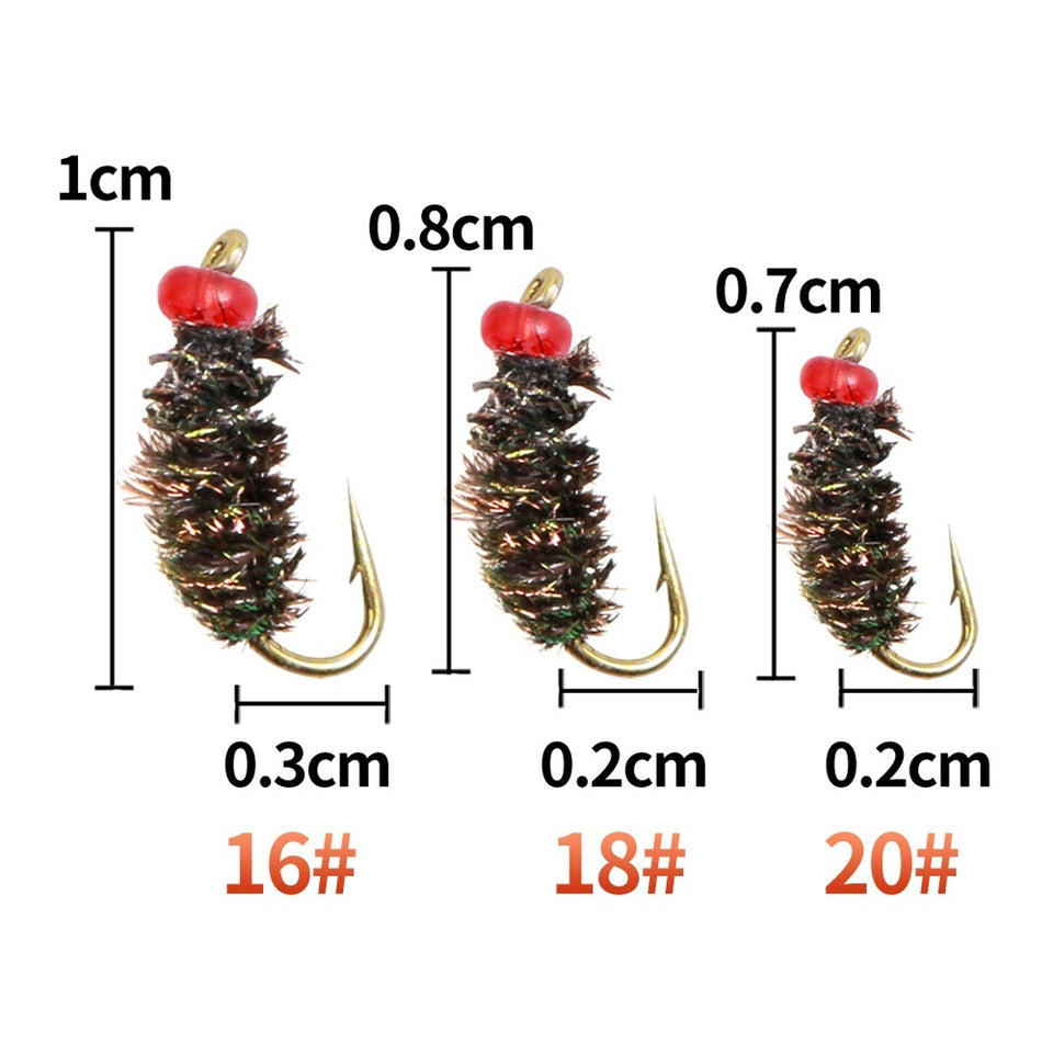 Hair Hook Worm Hook With White Mouth Bait
