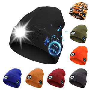 LED Rechargeable Knit Hat