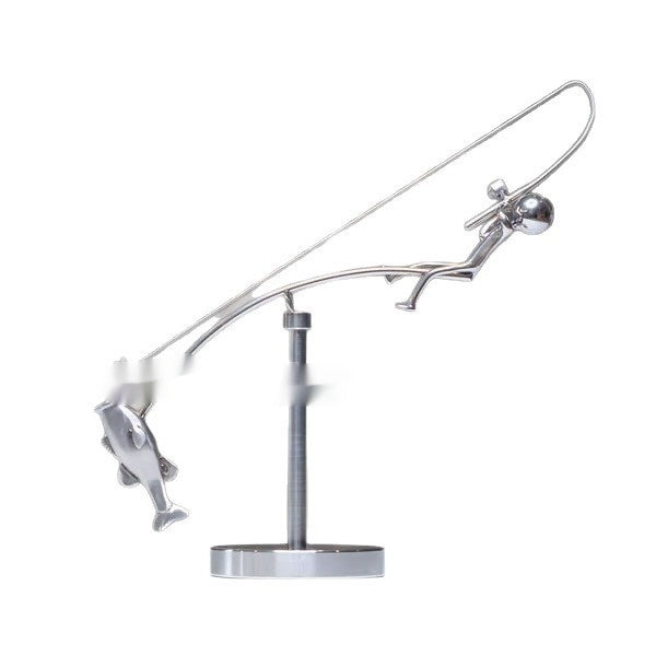 Fisherman Balancing Sculpture