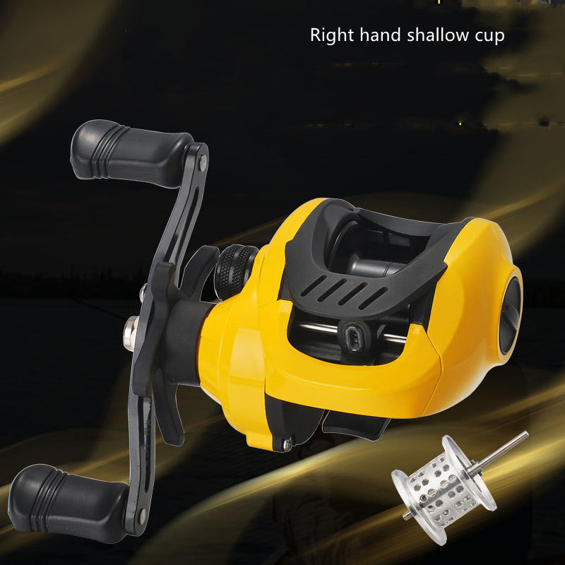 Small Yellow Water Drop Wheel Luya Wheel Fishing Reel