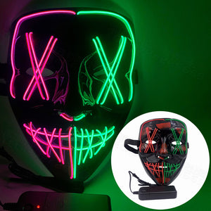 Z_EL Halloween Colorful Mask Dance Equipment