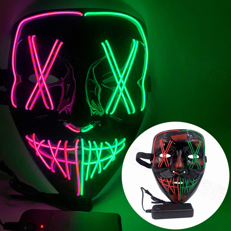 Z_EL Halloween Colorful Mask Dance Equipment