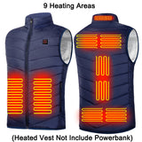 Heating Areas Heated Vest