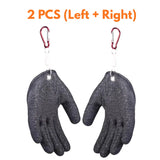 Fishing Catching Gloves with Magnet Release