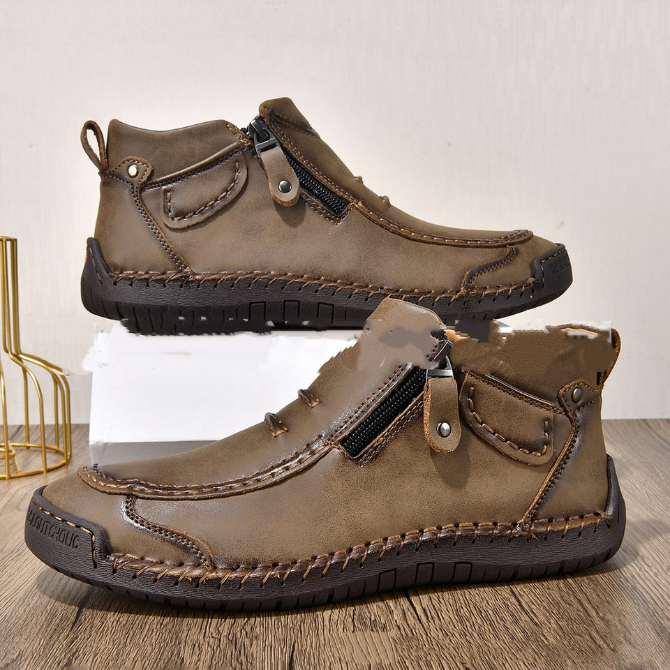 Mid-top Cross-border Martin Boots Vintage Men's
