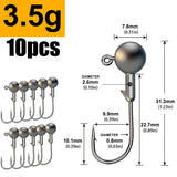 Lead Hook Lua Soft Round Crank Fishing Tackle