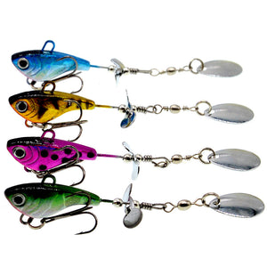 Lead fish-shaped lure rotating sequin lure