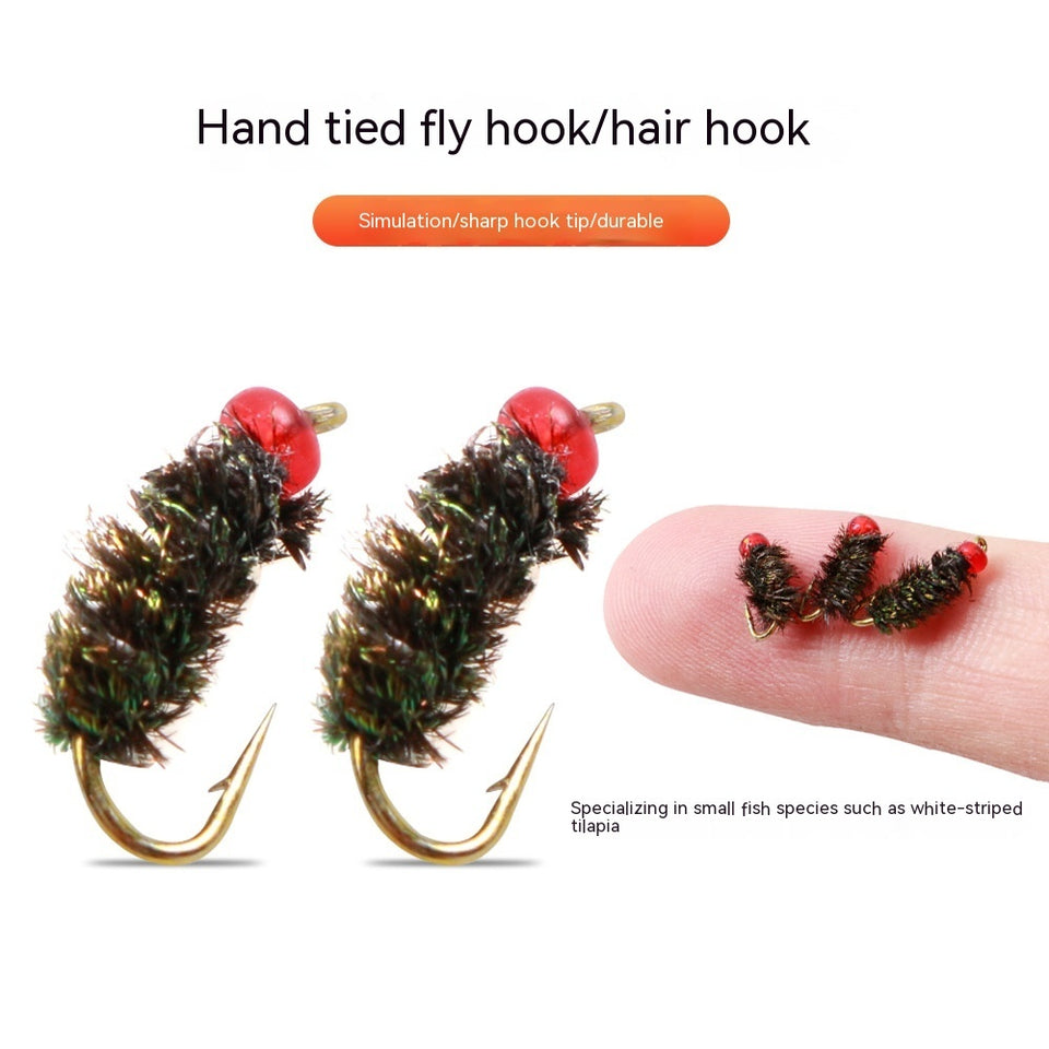 Hair Hook Worm Hook With White Mouth Bait