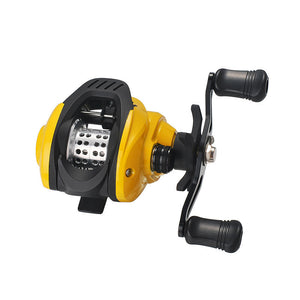 Small Yellow Water Drop Wheel Luya Wheel Fishing Reel
