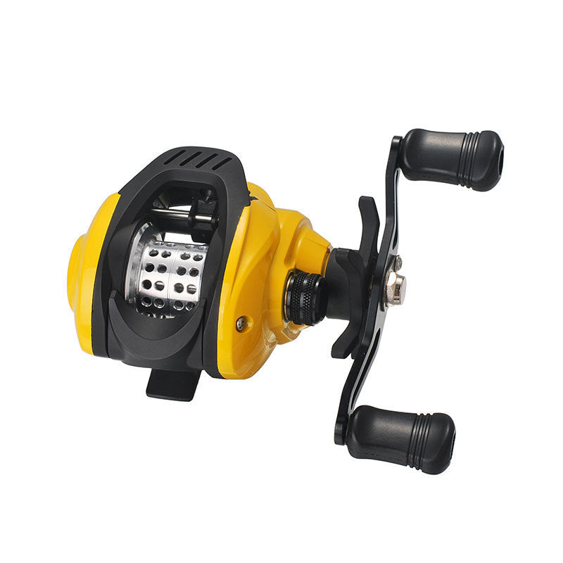 Small Yellow Water Drop Wheel Luya Wheel Fishing Reel