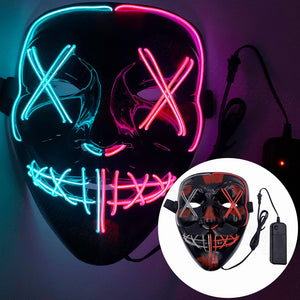 Z_EL Halloween Colorful Mask Dance Equipment