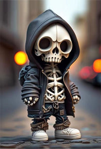 z_Cool Halloween Skeleton Figurine Ornaments
