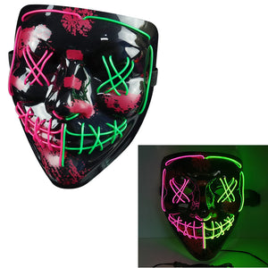 Z_EL Halloween Colorful Mask Dance Equipment
