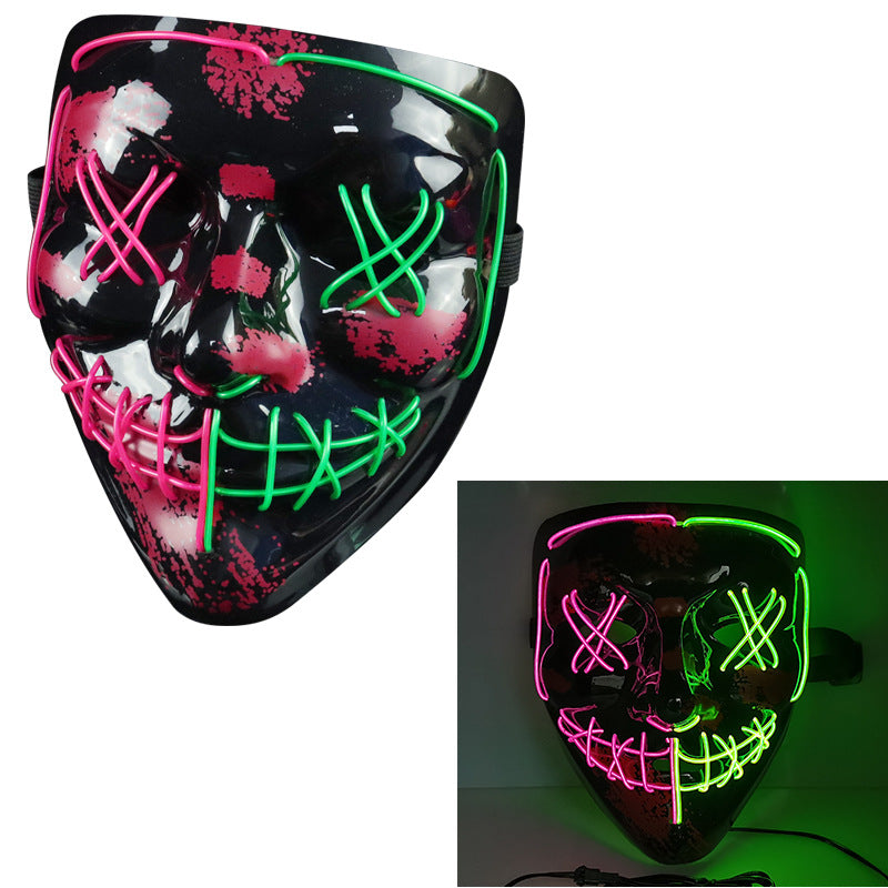 Z_EL Halloween Colorful Mask Dance Equipment