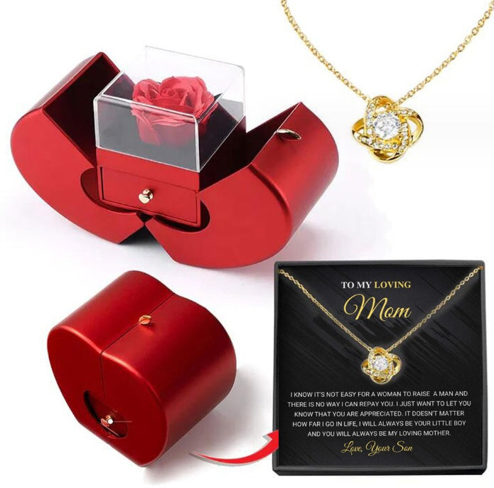 RoseLuxe™ Eternal Rose Necklace Gift Box