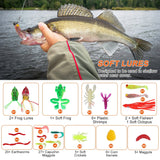 375Pcs Fishing Baits set