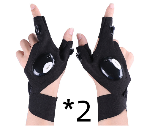 C_LED Gloves with Waterproof Lights