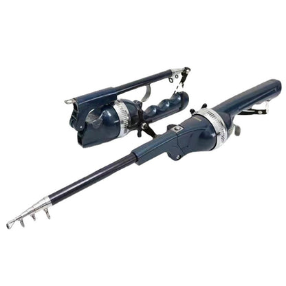 Foldable And Portable Integrated Fishing Rod