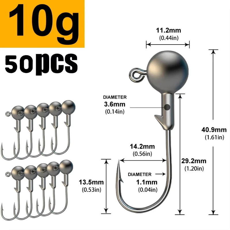 Lead Hook Lua Soft Round Crank Fishing Tackle