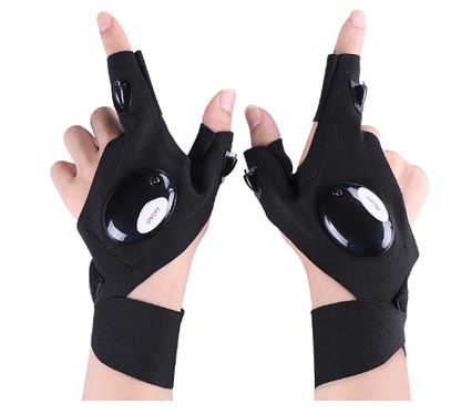 LED Gloves with Waterproof Lights