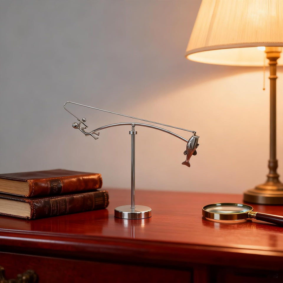 Fisherman Balancing Sculpture