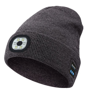 LED Rechargeable Knit Hat