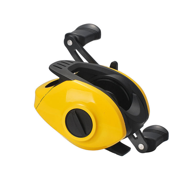 Small Yellow Water Drop Wheel Luya Wheel Fishing Reel