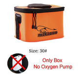 b_Foldable Waterproof Fishing Bucket-Live Fish Container