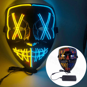 Z_EL Halloween Colorful Mask Dance Equipment