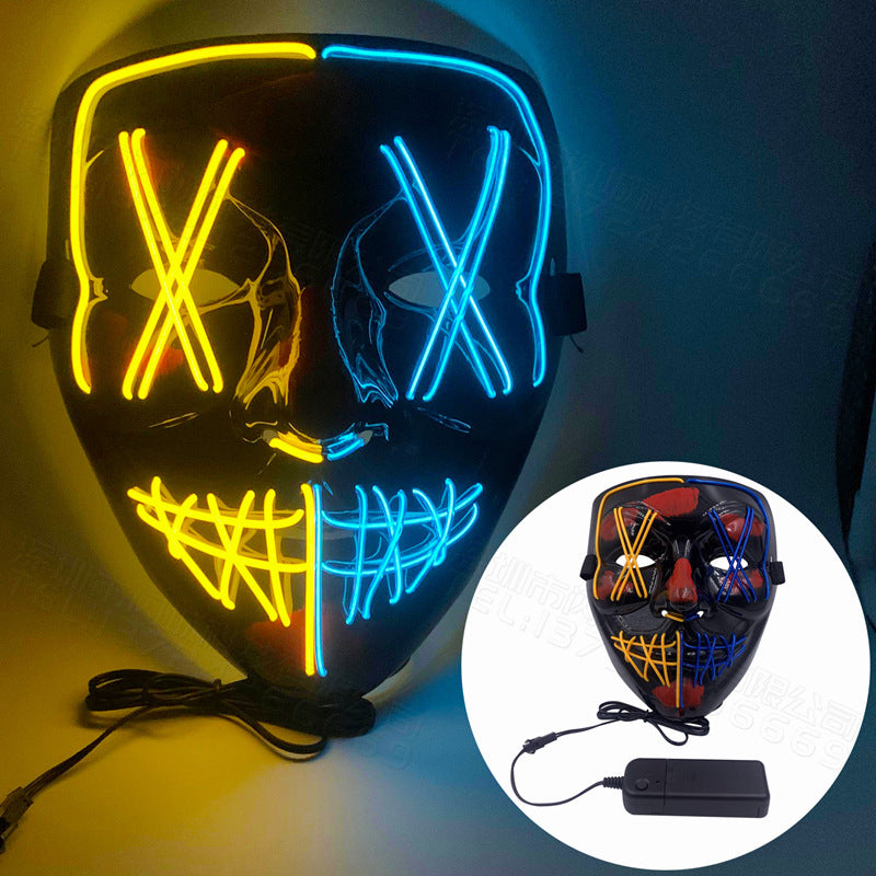 Z_EL Halloween Colorful Mask Dance Equipment