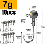 Lead Hook Lua Soft Round Crank Fishing Tackle