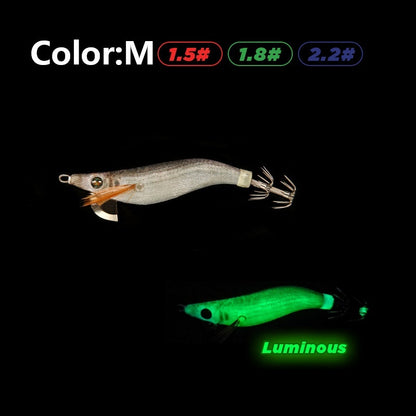 Wooden Shrimp Fishing Lure