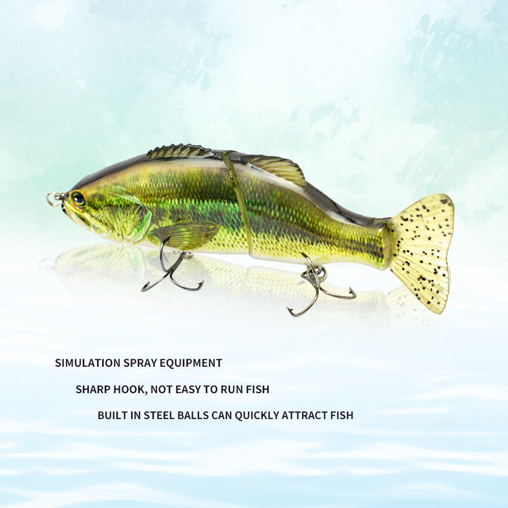 Fishing lure resembling a fish on a light blue gradient background