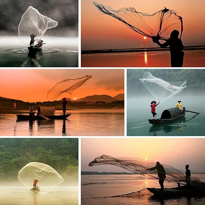 Saltwater Fishing Cast Net