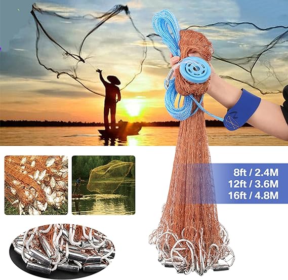 Saltwater Fishing Cast Net