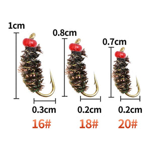 Hair Hook Worm Hook With White Mouth Bait