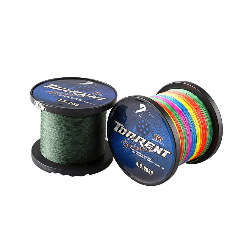 Fishing line spools with 'TopRent' branding on a white background