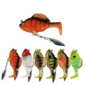 6Pcs Multiple Pre-Rigged Jig Head Soft FishingLures
