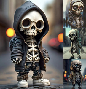 z_Cool Halloween Skeleton Figurine Ornaments