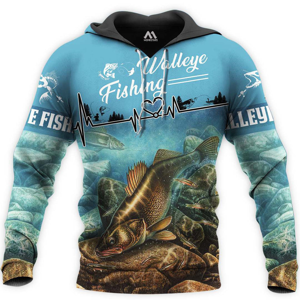 Men's Sweatshirt Fishing Luya Sea Fishing Series Hooded Pullover Sweater