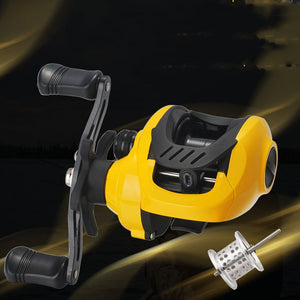 Small Yellow Water Drop Wheel Luya Wheel Fishing Reel