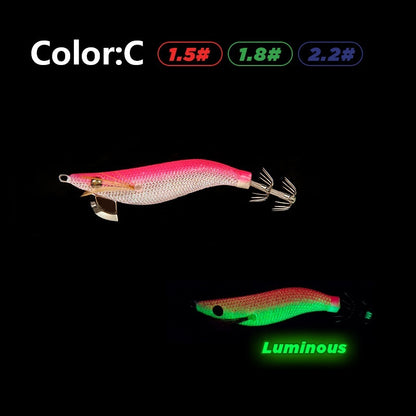 Wooden Shrimp Fishing Lure