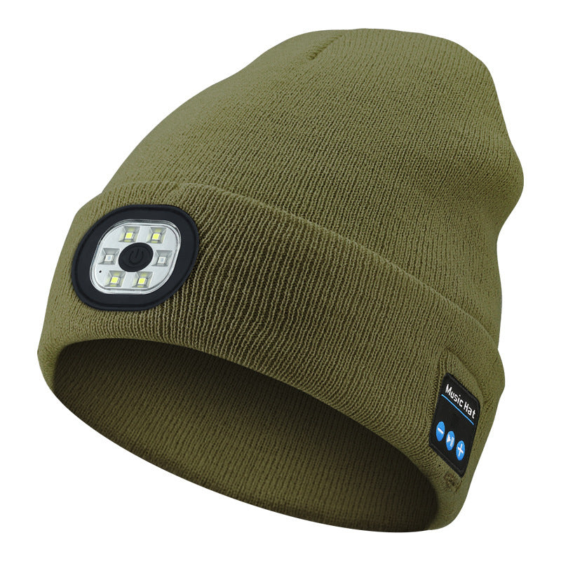 LED Rechargeable Knit Hat