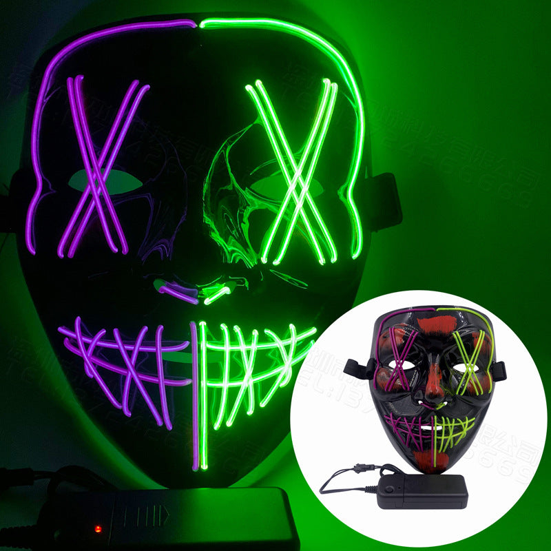Z_EL Halloween Colorful Mask Dance Equipment