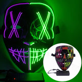 Z_EL Halloween Colorful Mask Dance Equipment